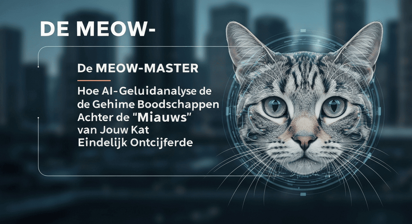 De Meow-Master: Hoe AI-Geluidsanalyse de Geheime Boodschappen Achter de ‘Miauws’ van Jouw Kat Eindelijk Ontcijfert