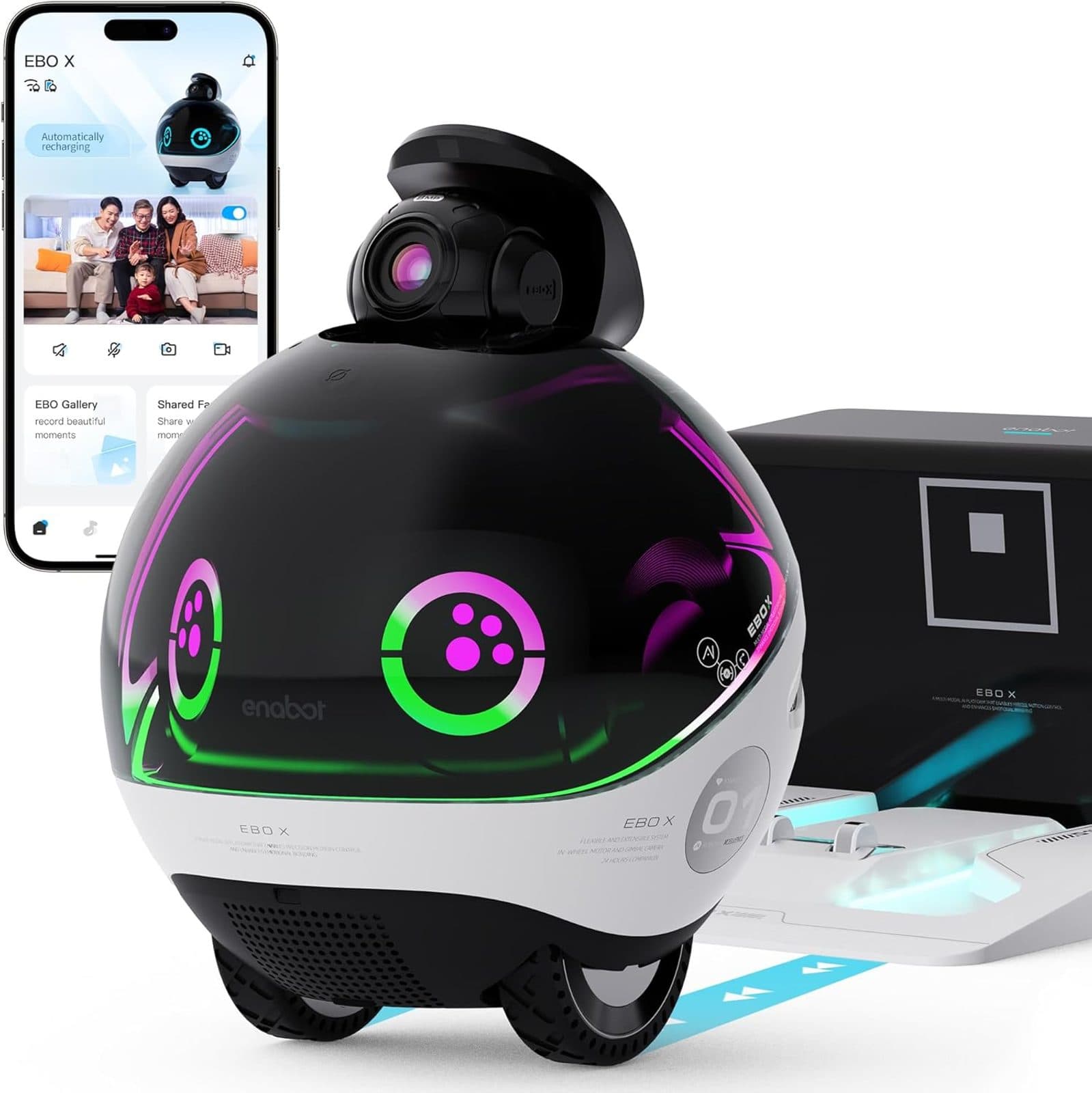Enabot EBO X Moving camera for pets view 3