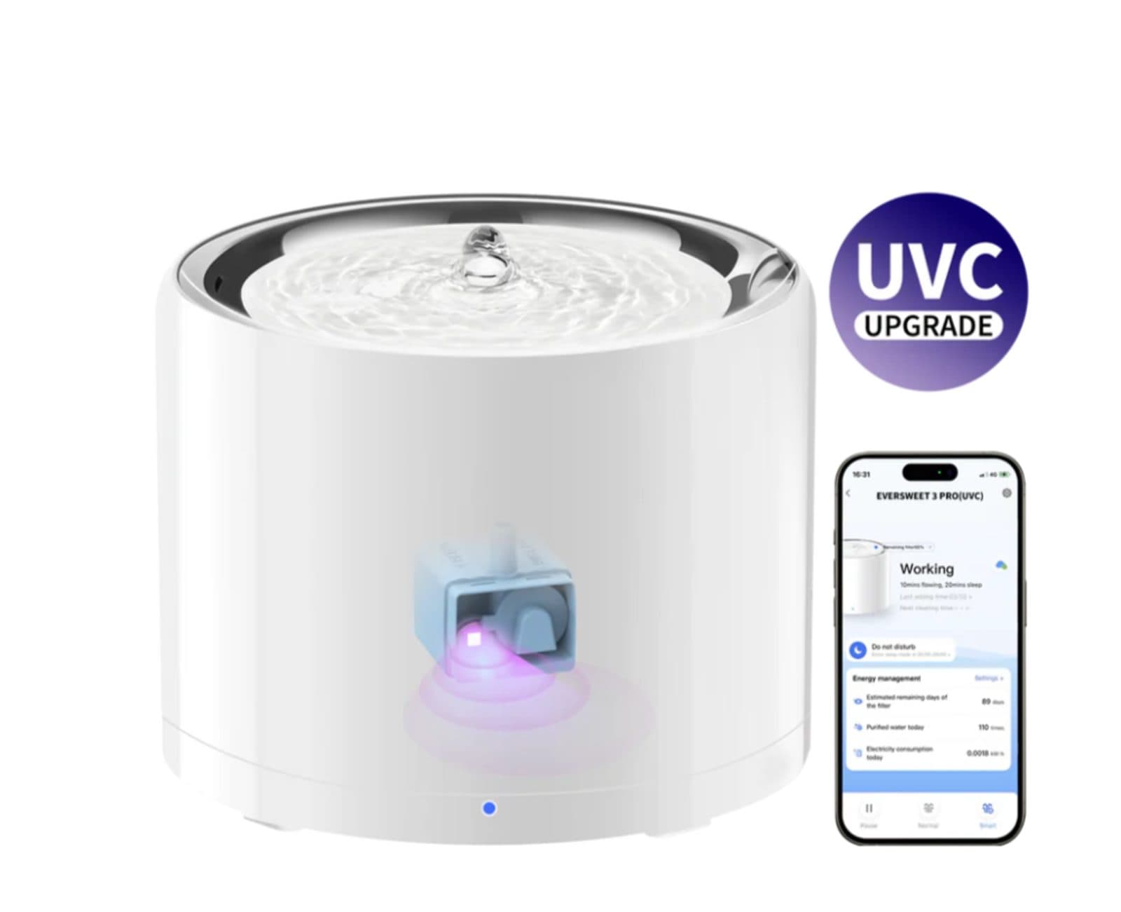 Petkit Eversweet 3 Pro UVC Drinkfontein view 6