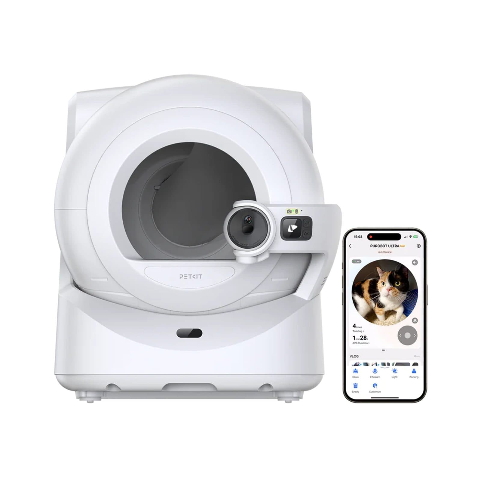 Petkit Purobot Ultra Automatische zelfreinigende kattenbak met camera