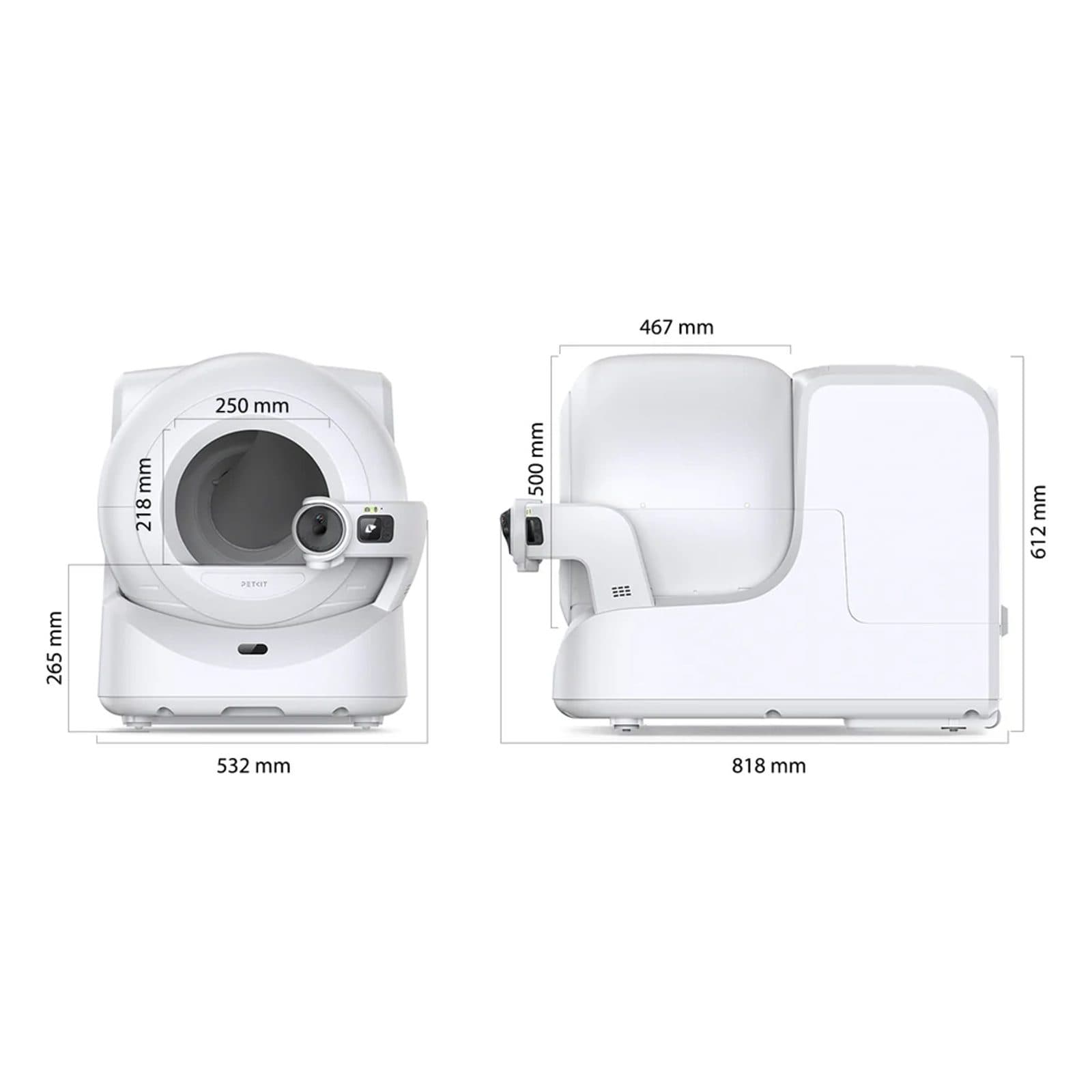Petkit Purobot Ultra Automatische zelfreinigende kattenbak met camera view 3