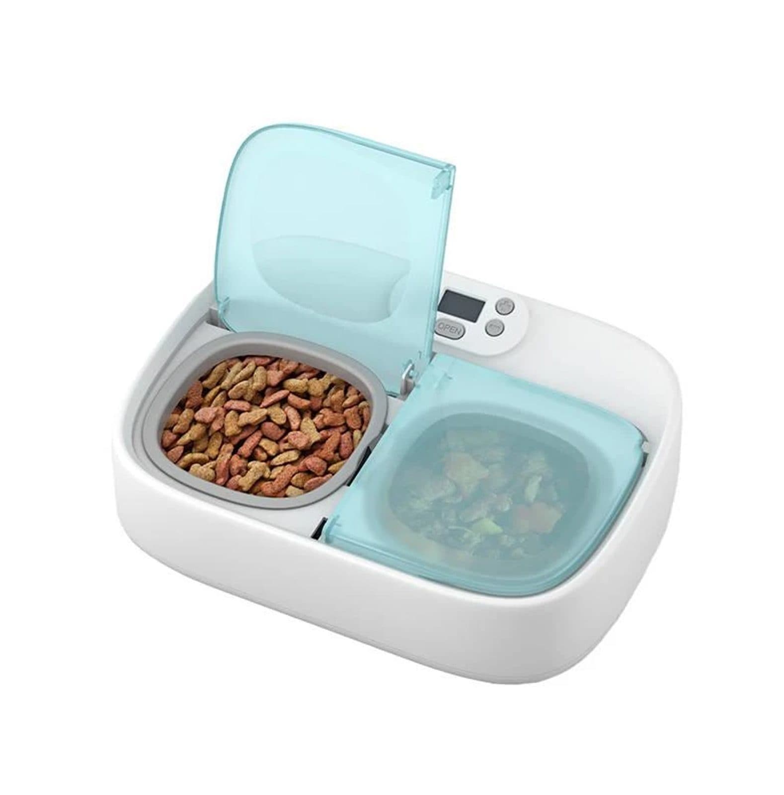 Automatische cooling bowl for two portions Petoneer