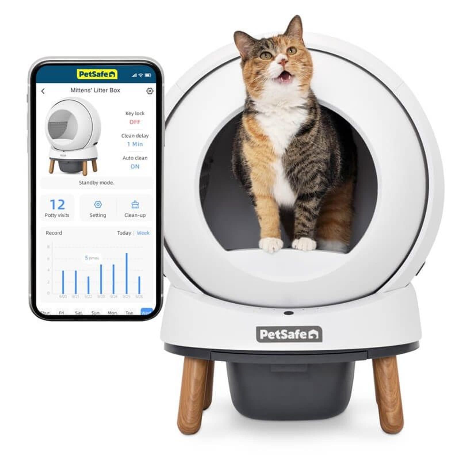 PetSafe® ScoopFree SmartSpin™ Automatische zelfreinigende kattenbak view 2